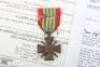 WW2 French Croix du Guerre Medal and D-Day Invasion Map of Sergeant H J Mullinex, Mentioned in Despatches for D-Day and Later Operations in Normandy Whilst Serving with 101 Beach Sub-Area Signals, Royal Corps of Signals - 3
