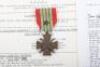 WW2 French Croix du Guerre Medal and D-Day Invasion Map of Sergeant H J Mullinex, Mentioned in Despatches for D-Day and Later Operations in Normandy Whilst Serving with 101 Beach Sub-Area Signals, Royal Corps of Signals - 4