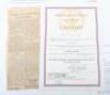 WW2 French Croix du Guerre Medal and D-Day Invasion Map of Sergeant H J Mullinex, Mentioned in Despatches for D-Day and Later Operations in Normandy Whilst Serving with 101 Beach Sub-Area Signals, Royal Corps of Signals - 5