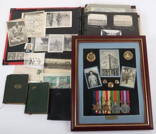 WW2 Royal Air Force Medals, Diaries and Photograph Album Grouping of Sergeant S G Mullinex