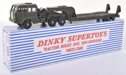 French Dinky 890 Berliet T6 Tank Transporter