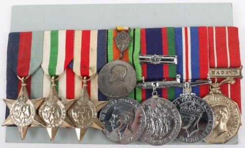 * WW2 Canadian Long Service Medal Group of 7