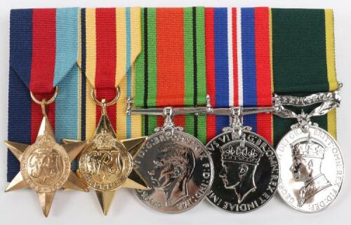 * WW2 Territorial Medal Group of 5 to the Royal Engineers