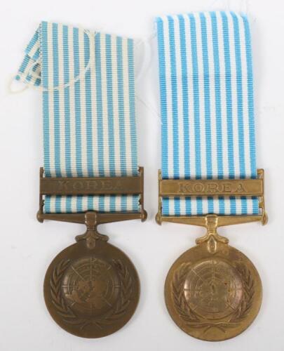 * Pair of Canadian Issue United Nations Korea Medals