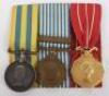 * Canadian Korean War Long Service Medal Group of Three