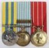 * Canadian Korean War Medal Group of Three