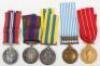 * Group of 5 Medals for Service in the Canadian Armed Forces from WW2 Through to the Korean War