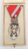 Cased Serbian Order of the White Eagle - 7