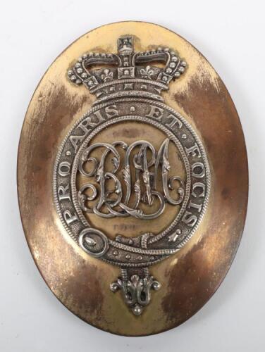 Rare Georgian Bedfordshire Local Militia Shoulder Belt Plate