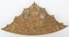 Post 1902 5th Royal Irish Lancers Others Ranks Lance Helmet Plate - 3