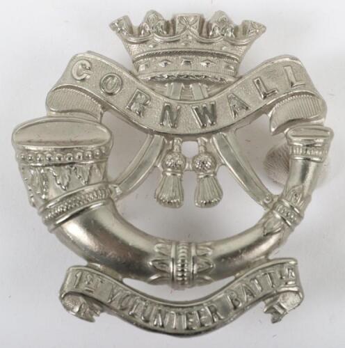 1st Volunteer Battalion Duke of Cornwall Light Infantry Cap Badge