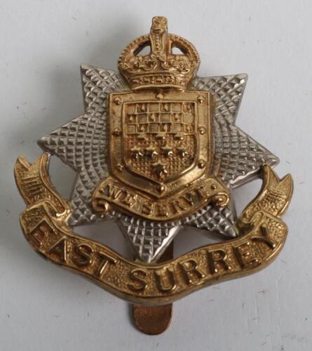 Scarce 13th (Wandsworth) Battalion East Surrey Regiment Cap Badge