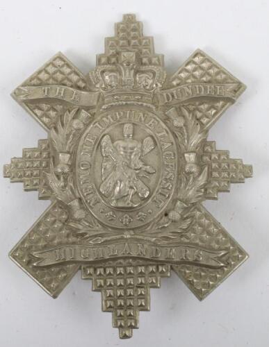 Rare Victorian Scottish 3rd Forfarshire Rifle Volunteers (Dundee Highlanders) Other Ranks Glengarry Badge