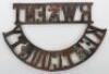 Scarce 10th Service Battalion Royal West Kent Regiment Shoulder Title - 2