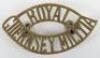 Scarce Royal Guernsey Militia Shoulder Title