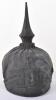 Superb Quality Bronze Officers Pickelhaube of Reserve Regiment 101st (2nd Royal Saxon) Grenadiers &ldquo;Emperor William, King of Prussia&rdquo;