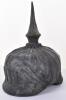 Superb Quality Bronze Officers Pickelhaube of Reserve Regiment 101st (2nd Royal Saxon) Grenadiers &ldquo;Emperor William, King of Prussia&rdquo; - 4