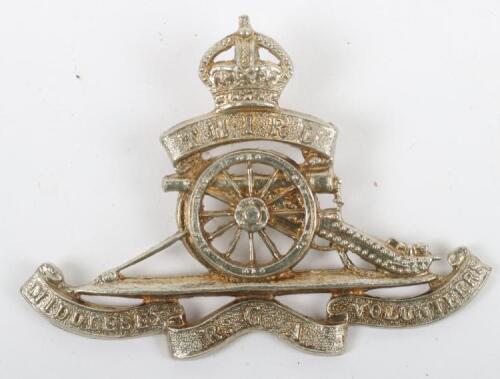 Third Middlesex Royal Garrison Artillery Volunteers Cap Badge