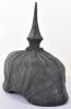 Superb Quality Bronze Officers Pickelhaube of Reserve Regiment 101st (2nd Royal Saxon) Grenadiers &ldquo;Emperor William, King of Prussia&rdquo; - 7