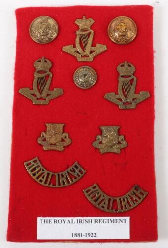 Badges and Insignia of the Royal Irish Regiment 1881-1922