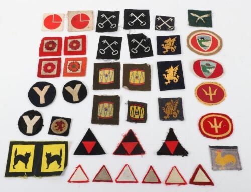 Selection of British Cloth Divisional Formation Signs