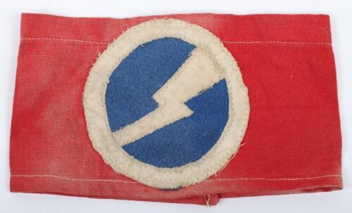 Cloth Armband of Oswald Mosley’s Union Movement