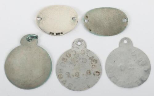 Grouping of Identity Discs of Royal Dublin Fusiliers & Royal Munster ...