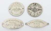 Royal Flying Corps Officers Identity Discs