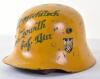 Austrian Transitional American 4th Infantry Division “War Art” Steel Helmet