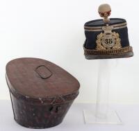 Victorian 38th (1st Staffordshire) Regiment of Foot Officers Shako 1869-78