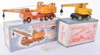 Two Boxed French Dinky Supertoys Cranes