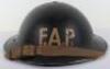 WW2 British Home Front First Aid Party Steel Helmet