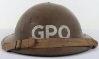 WW2 British Home Front General Post Office (G.P.O) Steel Helmet