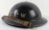 WW2 British Civil Defence Steel Helmet - 3