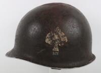 * The American M1 Helmet Shell of Edward “Eddy” Joint Easy Company 506th Parachute Infantry Regiment 101st Airborne Division, One of the Band of Brothers, Parachuted into Normandy, Served Through Holland and Wounded by Shrapnel at Bastogne