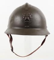 WW2 Belgium Adrian Pattern Steel Combat Helmet