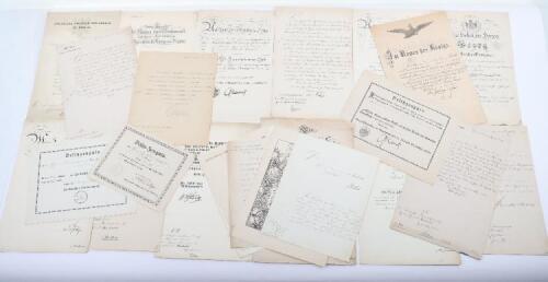 Grouping of Imperial German Documents Relating to Eduard Arnhold