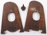 Pair of WW1 German Air Service Propeller Tip Picture Frames