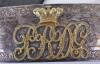 7th (The Princess Royals) Dragoon Guards Officers Hallmarked Silver Pouch and Cross Belt - 3