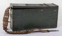 WW1 German MG08 Ammunition Box and Cartridge Belt