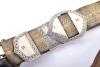 Victorian 13th Hussars Officers Silver Flap Pouch and Cross Belt - 9