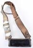 Victorian 13th Hussars Officers Silver Flap Pouch and Cross Belt - 12
