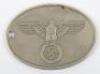 Very Rare Third Reich Gestapo (Geheime Staatspolizei) Warrant / Identification Disc