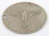 Very Rare Third Reich Gestapo (Geheime Staatspolizei) Warrant / Identification Disc - 9