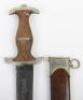 WW2 German SA Dress Dagger by Anton Wingen Jr Solingen - 2