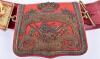 Victorian / Edward VII 15th (The King&rsquo;s) Hussars Officers Full Dress Pouch and Cross Belt - 2