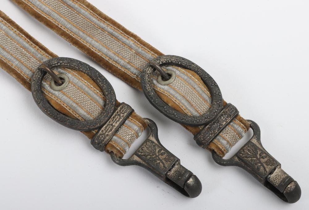 WW2 German Army Officers Deluxe Pattern Dagger Hanging Straps