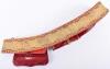 Victorian / Edward VII 15th (The King&rsquo;s) Hussars Officers Full Dress Pouch and Cross Belt - 7