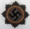 WW2 German Cross (Deutsche Kreuz) in Gold by C F Zimmermann, Pforzheim