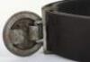 Third Reich Hitler Youth Leaders Belt and Buckle - 3